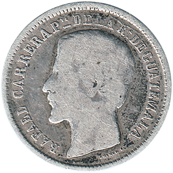 1 Реал (Real) - 1864 - Гватемала