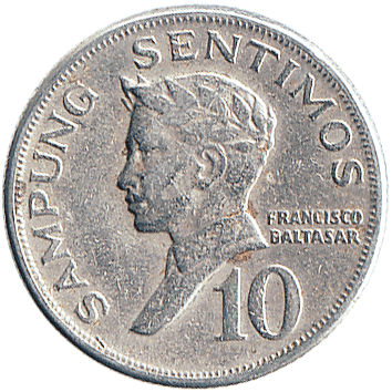 10 Сентимо (Sentimos) - 1972 - Філіппіни