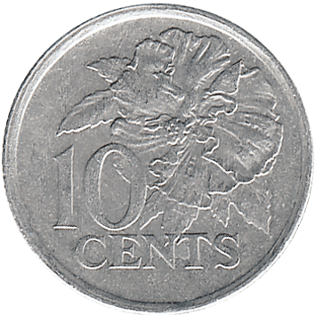 10 Центів (Cents) - 1998 - Тринідад і Тобаго