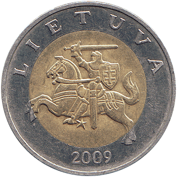 5 Литів (Litai) - 2009 - Литва