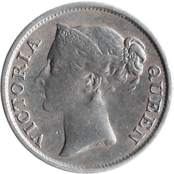 1/2 Цента (Cent) - 1845 - Стрейтс-Сетлментс (East India Company)