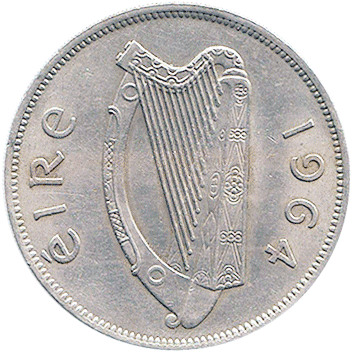 1/2 Крони (Crown) - 1964 - Ірландія