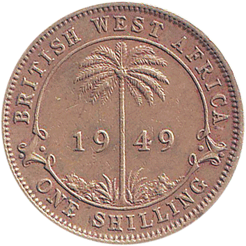 1 Шилінг (Shilling) - 1949 - Британська Західна Африка