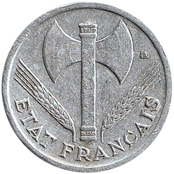50 Сантимів (Centimes) - 1942 - Франція