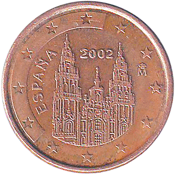 1 Євроцент (Euro Cent) - 2002 - Іспанія