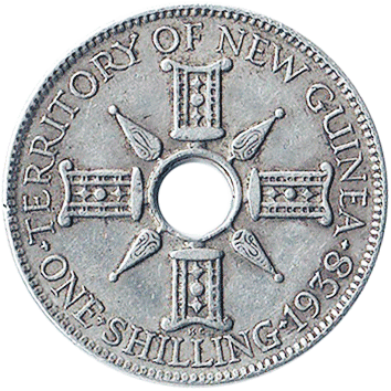 1 Шилінг (Shilling) - 1938 - Нова Гвінея