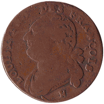 12 Деньє (Denier) - 1793 - Франція