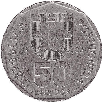 50 Ескудо (Escudo) - 1986 - Португалія