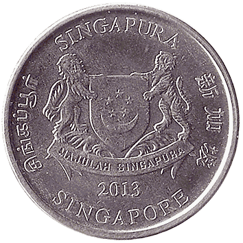 20 Центів (Cents) - 2013 - Сінгапур