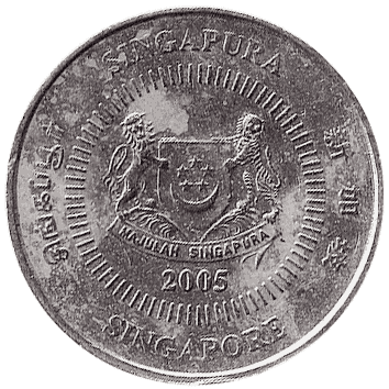 50 Центів (Cents) - 2005 - Сінгапур