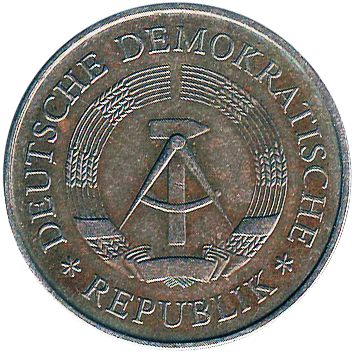 5 Марок (Mark) - 1969 - Німеччина - DDR