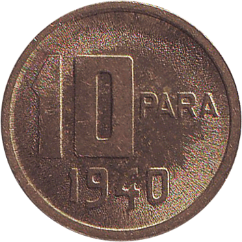 10 Пар (Para) - 1940 - Туреччина