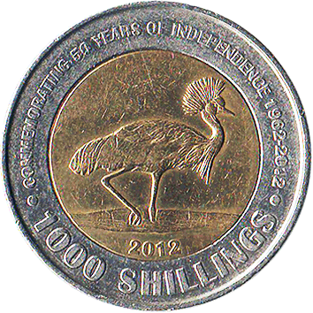 1000 Шилінгів (Shillings) - 2012 - Уганда