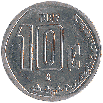 10 Сентаво - 1997 - Мексика