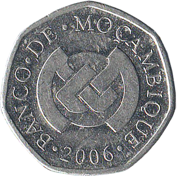 1 Метикал (Metical) - 2006 - Мозамбік