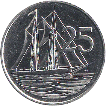 25 Центів (Cents) - 2005 - Кайманові Острови