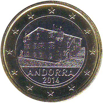 1 Євро (Euro) - 2014 - Андорра