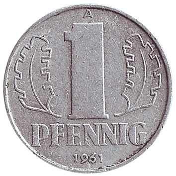 1 Пфеніг - 1961 - Німеччина