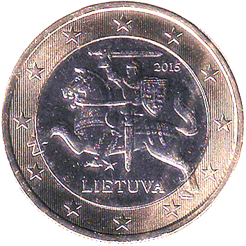 1 Євро (Euro) - 2015 - Литва