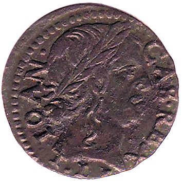 Коронний солід - боратинка - Польща - 1660 - Річ Посполита