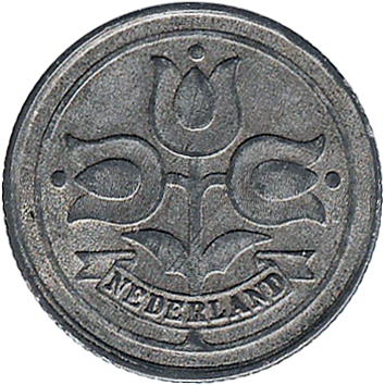 10 Центів (Cents) - 1942 - Нідерланди, цинк - окупаційна монета