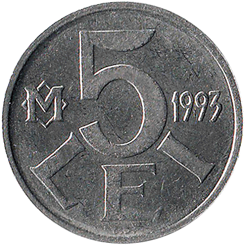 5 Леїв (Lei) - 1993 - Молдова