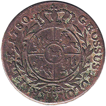 3 Гроша / Трояк (3 Grosze / Trojak) - 1780 - Польща