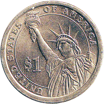 1 Долар (Dollar) - 2008 - США - президент Джон Квінсі Адамс