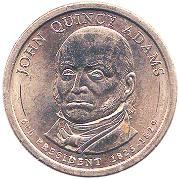1 Долар (Dollar) - 2008 - США - президент Джон Квінсі Адамс