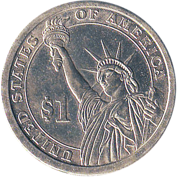 1 Долар (Dollar) - 2009 - США - президент Джеймс Нокс Полк