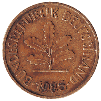 5 Пфеніг - 1985 - Німеччина