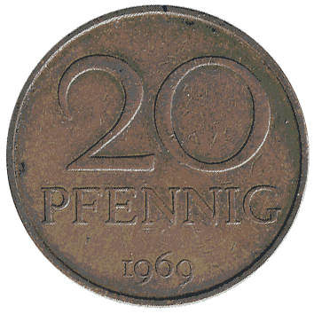 20 Пфеніг - 1969 - Німеччина
