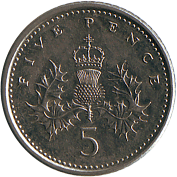 5 Пенсів (Pence) - 2002 - Велика Британія
