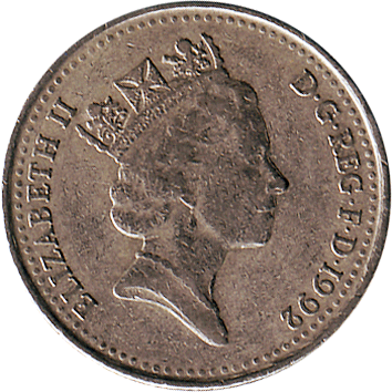 10 Пенсів (Pence) - 1992 - Велика Британія