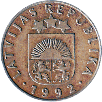 20 Сантимів (Santimu) - 1992 - Латвія