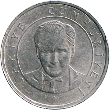 250 000 Лір (Lira) (тур. "Bin Lira" – "Тисяча лір") - 2002 - Туреччина