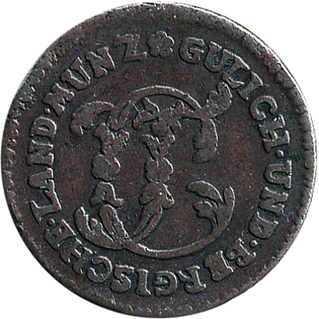 1/2 Штюбера (Stuber) - 1790 - Юліх-Берг - Німеччина