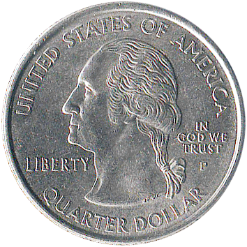 25 Центів (Cents) ("квотер" – "quarter") - 2002 - штат Теннессі - США