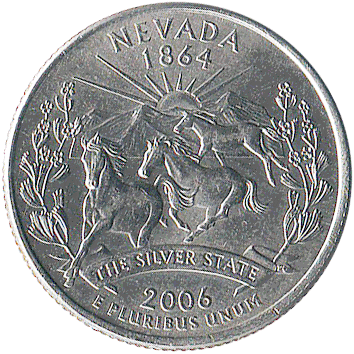 25 Цент - 2006 (квотер: Невада) - США