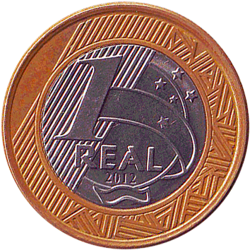 1 Реал (Real) - 2012 - Бразилія