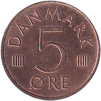5 Ере (Ore) - 1973 - Данія