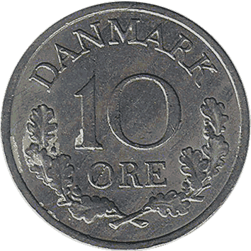 10 Ере (Ore) - 1960 - Данія