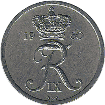 10 Ере (Ore) - 1960 - Данія