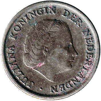 1 Цент (Cent) - 1957 - Нідерланди
