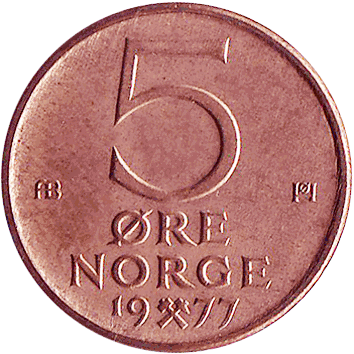 5 Ере (Ore) - 1977 - Норвегія