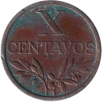 10 Сентаво (Centavos) - 1966 - Португалія