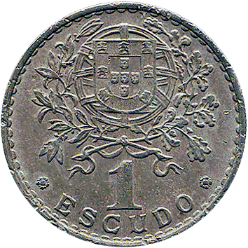 1 Ескудо (Escudo) - 1966 - Португалія