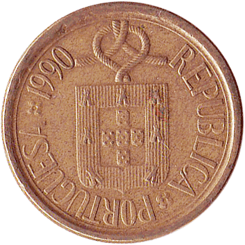 10 Ескудо (Escudos) - 1990 - Португалія