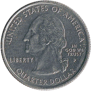 25 Центів (Cents) ("квотер" – "quarter") - 2007 - штат Айдахо - США