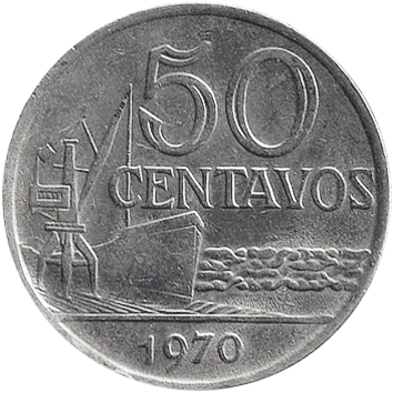 50 Сентаво (Centavos) - 1970 - Бразилія